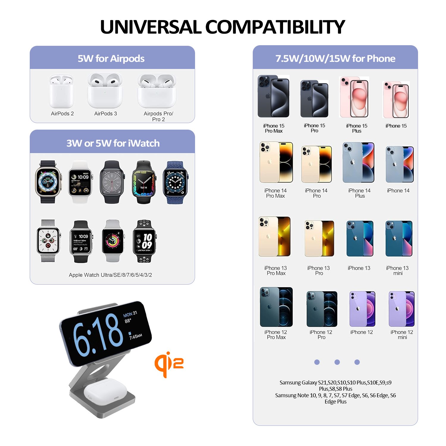 universal compatibility-wireless-charger