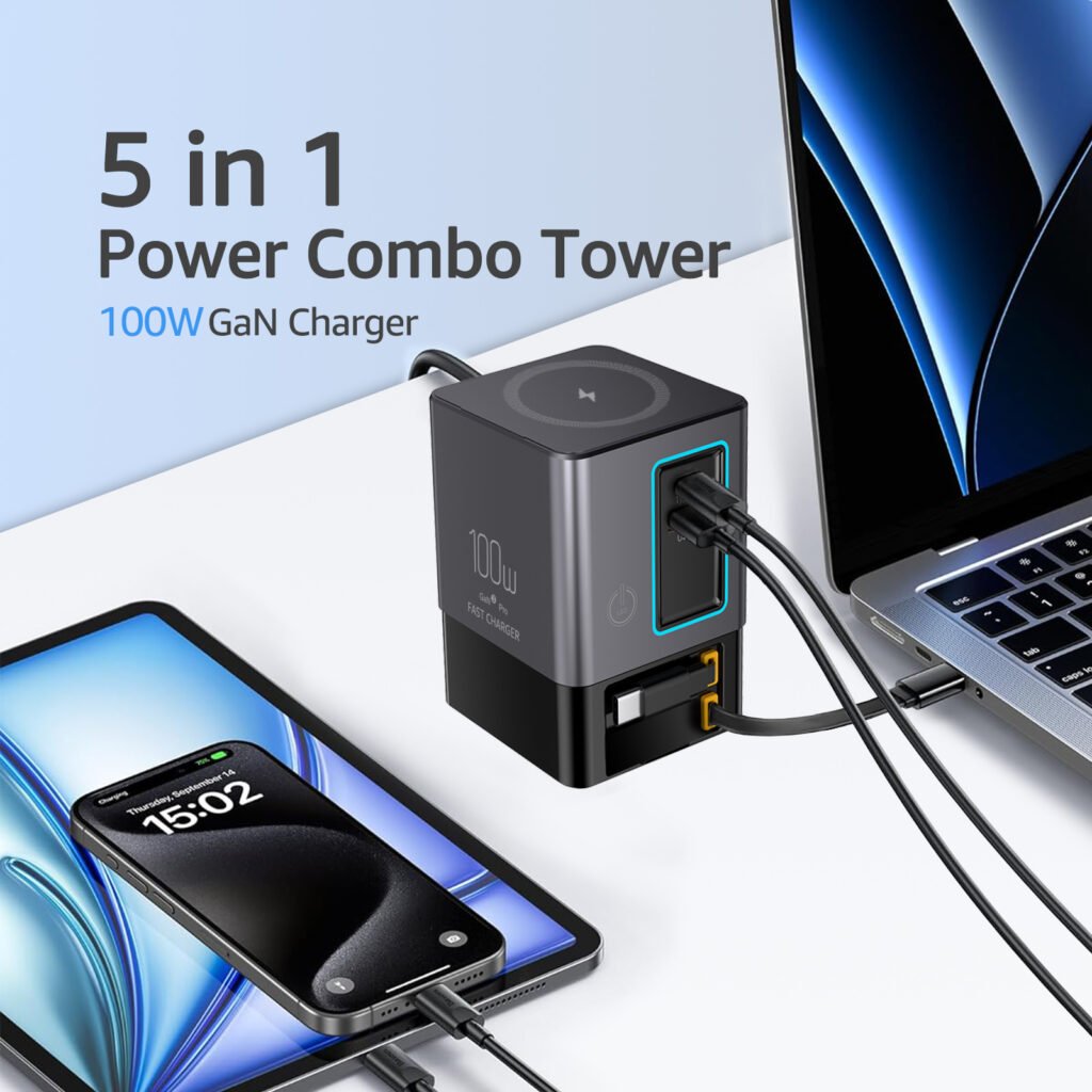 ilepo-Factory / Distributor-5 in 1Power Combo Tower 100WGaN Charger