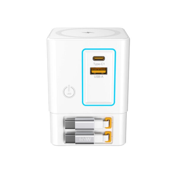 ilepo-Supplier Manufacturer-combo charger station for smartphones and tablets-i116 pro 100W White